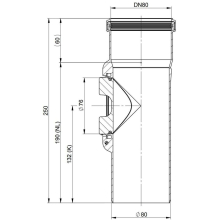 Atec Kontroll-Rohr PolyTop DN 80