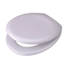 PAGETTE WC-Sitz Rondo mit Edst.-Bef., Duroplast, weiß