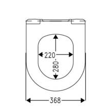 Hamberger WC-Sitz pass. zu aktiv4YOU 2.0 Keramik aktiv4YOU 2.0, Soft close, Edelst.-Bef.