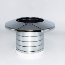 Wasserzähler Schubrosette, chrom passend zu Wasser-Geräte, Minol MB 2/MB 3, Deltamess
