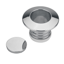 Wasserzähler Schubrosette mit Blinddeckel, chrom...