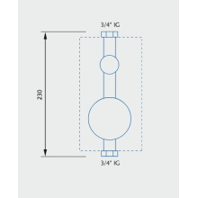 Montagestrang WG-TEC 3000  Wassergeräte " Messing mit DVGW - Ventil