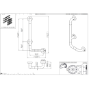 pba 01 Sicherheitsgriff,links 220x520mm, L-Form, aus Nylon