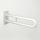 pba 01 Wandstützgriff feststehend 600mm, Wandplatte aus Nylon