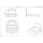 pba 01 Duschsitz klappbar 380x400mm, aus Nylon mit Nylonleisten