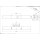pba 01 Spiegelleuchte Nylon zur Montage, an rahmenlosen Spiegel, 405x84mm