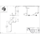 pba 01 Duschhandlauf rechts 760x400mm, aus Nylon, mit...