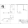 pba 01 Duschhandlauf links 760x400mm, aus Nylon, mit Brausehalterstange 1160mm