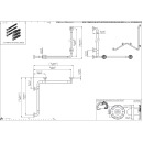 pba 01 Duschhandlauf rechts 760x760mm, aus Nylon, mit...