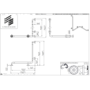 pba 01 Duschhandlauf links 760x760mm, aus Nylon, mit...