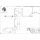 pba 01 Duschhandlauf links 760x760mm, aus Nylon, mit Brausehalterstange 1160mm