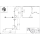 pba 01 Duschhandlauf, L BH 760x760x1160, und Brausehalterstange, aus Nylon