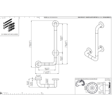 pba 01 Haltegriff R mit BH 480x1160mm, aus Nylon, für Einhängesitz geeignet