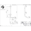 pba 01 Haltegriff L mit BH 480x1160mm, aus Nylon,...