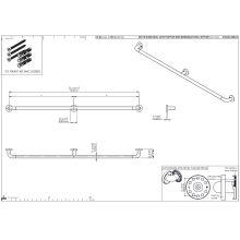 pba 01 Haltegriff 1570 mit Mittelstütze, aus Nylon
