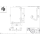 pba 01 Haltegriff rechts 300x520mm, L-Form, aus Nylon