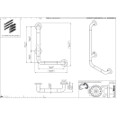 pba 01 Haltegriff links 320x720mm, L-Form, aus Nylon