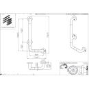 pba 01 Haltegriff mit PRH L 220x520mm, L-Form, aus Nylon
