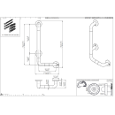 pba 01 Haltegriff mit PRH L 300x520mm, L-Form, aus Nylon