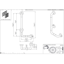 pba 01 Haltegriff mit PRH L 400x1160mm, L-Form, aus Nylon