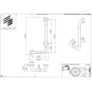 pba 01 Haltegriff mit PRH R 500x750mm, L-Form, aus Nylon