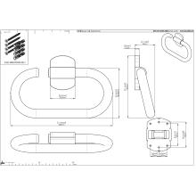 pba 01 Handtuchring aus Nylon,, 300x185mm