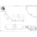 pba 01 Winkelgriff, fest 400x400mm, aus Nylon