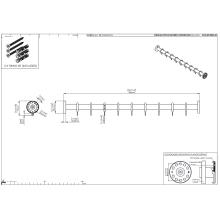 pba 01 Duschvorhangstange 900mm aus Nylon