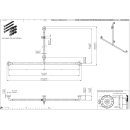 pba 01 Haltegriff T-Form mit BH aus Nylon, 1570x1160mm