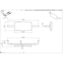 pba 01 Rückentütze 700x210x130mm zur Montage an Stützklappgriff, Nylon