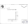 pba 01 Duschvorhangstange, 800x800mm L- Form, aus Nylon