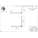 pba 01 Duschvorhangstange, 800x800x440mm L- Form mit DA...