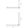 pba 01 Duschvorhangstange, 800x800x440mm L- Form mit DA aus Nylon