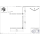 pba 01 Duschvorhangstange, 900x900x440mm L- Form mit DA aus Nylon