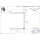 pba 01 Duschvorhangstange, 1000x1000 X440mm L- Form mit DA aus Nylon