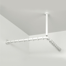 pba 01 Duschvorhangstange, 1200x1200 X440mm L- Form mit...