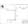 pba 01 Duschvorhangstange, 1200x1200 X440mm L- Form mit DA aus Nylon