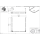 pba 01 Duschvorhangstange, U 1000x1000mm U- Form mit 2 DA 440mm aus Nylon