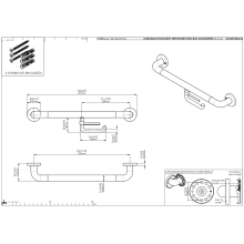 pba 01 Haltegriff mit PRH 570mm aus Nylon