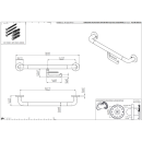 pba 01 Haltegriff mit PRH 570mm aus Nylon