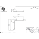 pba 01 Duschhandlauf 760x760mm aus Nylon