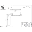 pba 01 Duschhandlauf 960x960mm aus Nylon