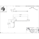 pba 01 Duschhandlauf 1060x560mm aus Nylon