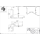 pba 01 Duschhandlauf L 1160x760, mit BH, 2 Stange 820mm, 1 BRH, Nylon