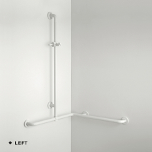 pba 01 Duschhandlauf L 760x760 V Brausehalterstange verschiebbar 1160mm, aus Nylon
