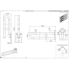 pba 01 Stützklappgriff 850mm aus Nylon
