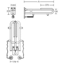 pba 01 Klappgriff drehbar,Polster 700mm mit E- taster aus...