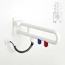 pba 01 Klappgriff drehbar,E-Taster 600mm aus Nylon