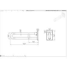 pba 01 Stützklappgriff, abnehmbar 705mm aus Nylon