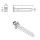 pba 01 Stützklappgriff, abnehmbar 855mm aus Nylon